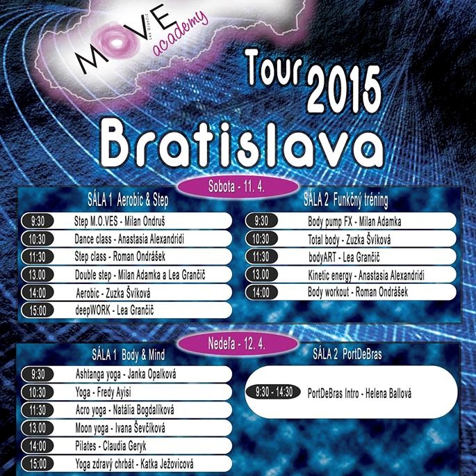 Sa o 5 lstkov na Move Academy Tour Bratislava